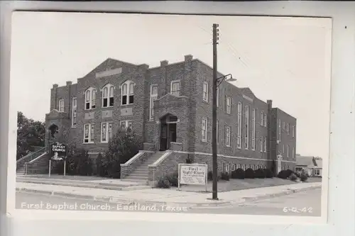 USA - TEXAS - EASTLAND, First Baptist Church
