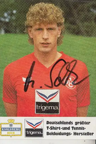 SPORT - FUSSBALL - 1.FC KAISERSLAUTERN - MICHAEL SCHULZ, Autogramm