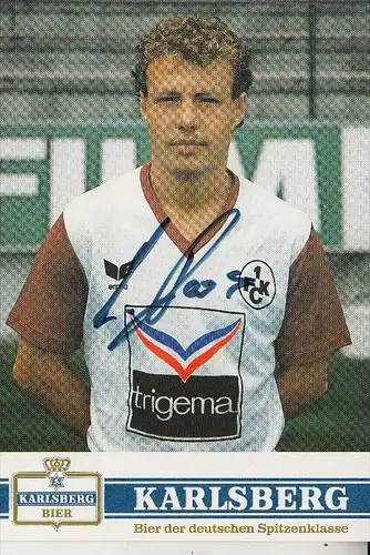 SPORT - FUSSBALL - 1.FC KAISERSLAUTERN - AXEL ROOS, Autogramm