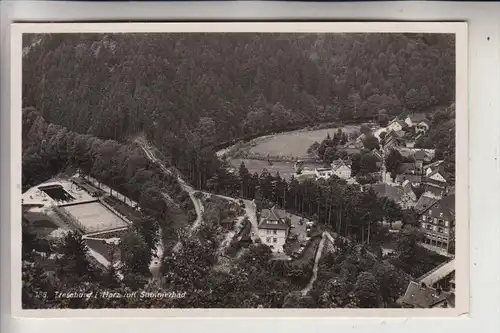 0-4308 THALE - TRESEBURG, Panorama mit Sommerbad