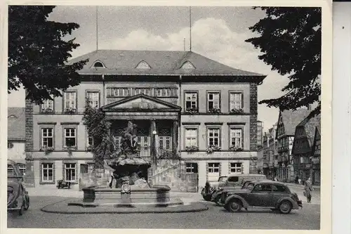 4930 DETMOLD, Rathaus, Auto - Oldtimer