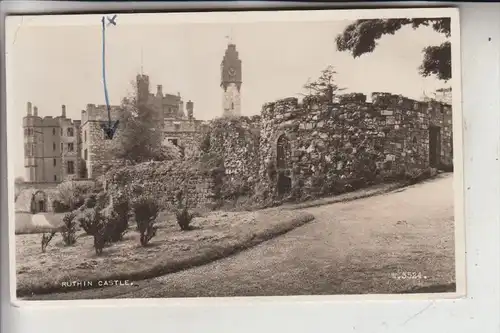 UK - WALES - DENBIGSHIRE - RUTHIN, Ruthin Castle, 1951