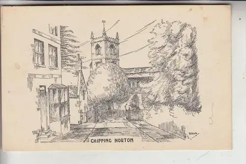 UK - ENGLAND - OXFORDSHIRE - CHIPPING NORTON, Artist drawn