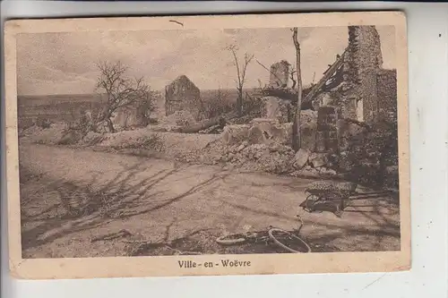 F 55160 VILLE EN WOEVRE, Zerstörungen 1.Weltkrieg, 1916