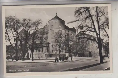 7000 STUTTGART, Altes Schloß, Zeppelin, 1931