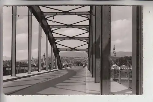 8360 DEGGENDORF, Donaubrücke, 196...