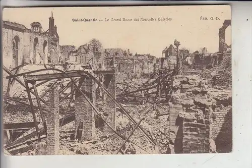 F 02100 SAINT QUENTIN, Zerstörungen 1.Weltkrieg