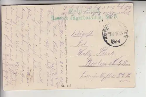 F 55700 STENAY, 1.Weltkrieg, Deutsche Feldpost, 1915