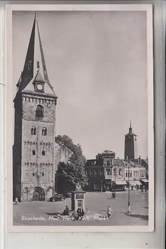 NL - OVERIJSSEL - ENSCHEDE, Markt, N.H. Kerk