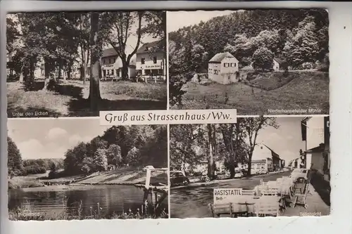 5455 RENGSDORF - STRASSENHAUS, Gruss aus...196..