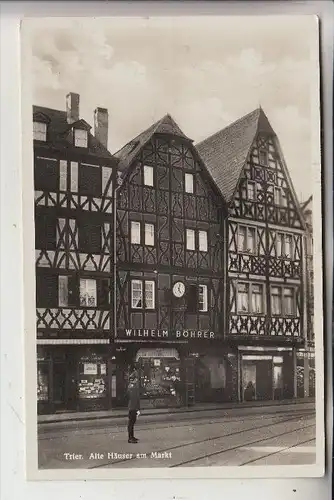 5500 TRIER, Häuser am Markt, Polizist, 1933