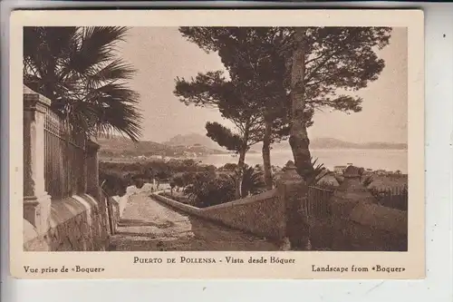 E 07460 POLLENSA / Mallorca, Vista desde Boquer