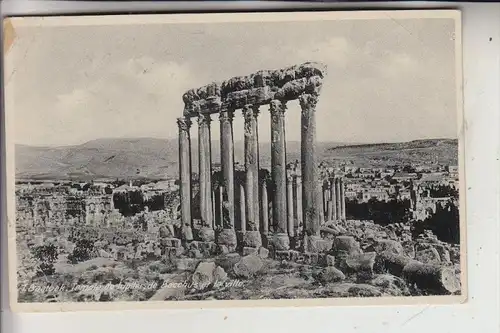 LIBANON - BAALBEK, Temple de Jupiter, 1947, kl. Knick
