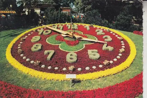 BLUMENUHR / Flower Clock / Horloge Fleurie / Bloem Klok / Reloj de Flores / Fiore Orologio -  GENEVE