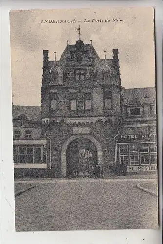 5470 ANDERNACH, Le Porte du Rhine, franz. Besetzung