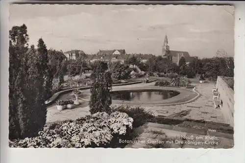 4040 NEUSS, Botanischer Garten, Dreikönigen-Kirche, 1963