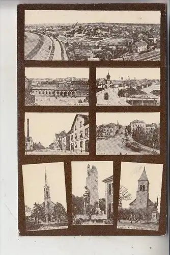 7640 KEHL, Mehrbildkarte, ca. 1910