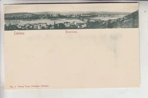 5400 KOBLENZ, Panorama, ca. 1905