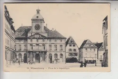 F 67160 WISSEMBOURG / WEISSENBURG, Place de la Republique