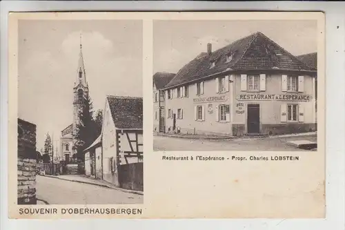 F 67205 OBERHAUSBERGEN, Restaurant a l'Esperance, 1938