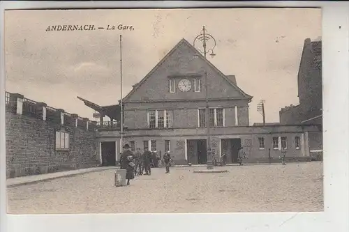 5470 ANDERNACH, La Gare / Bahnhof, franz. Besetzung, Bahnhof /Station