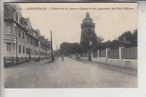 5470 ANDERNACH, Entree de la Caserne Chanzy, Eingang zur Kaserne, franz. Besetzung