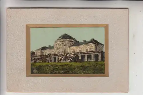 7000 STUTTGART, Schloss Solitude, 1901, Aufstellkarte