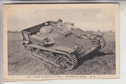 MILITÄR - PANZER / TANK, franz. Panzer im Manöver, Camp de Mailly