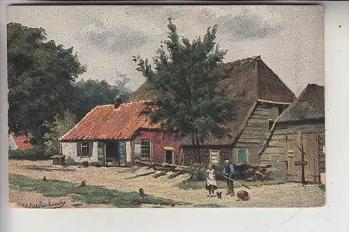 KÜNSTLER - ARTIST - Johan Georg Gerstenhauer, Werbekarte Theehaus Wadi-Kisan Norden