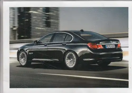 PKW - BMW 7er, Techn. Daten 21 x 15 cm