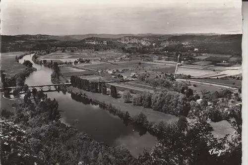 F 24250 DOMME, Vue sur la Vallee de la Dordogne, CPSM