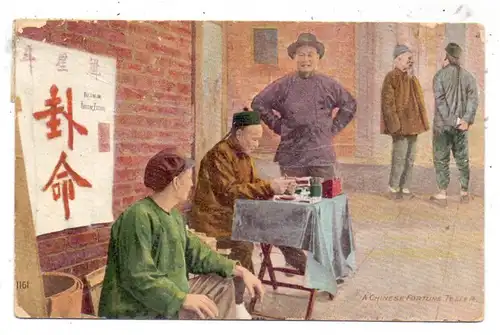 USA - CALIFORNIA - SAN FRANCISCO, Chinese Fortune Teller, 1913, AF, stamp missing