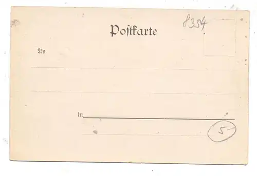 8354 METTEN, Gruss aus..., ca. 1905, Druckstelle