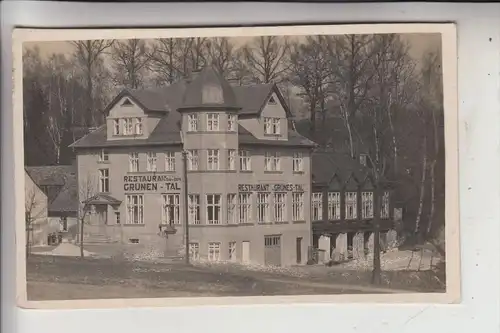 unbekannt - unknown - Restauration zum grünen Tal / Restaurant "Grünes-Tal", Photo-AK