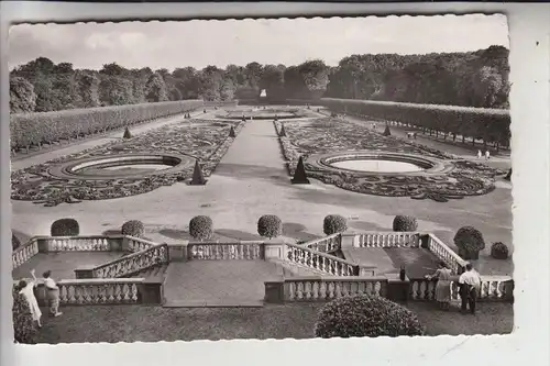 5040 BRÜHL, Schloss Augustusburg, Garten, 1957