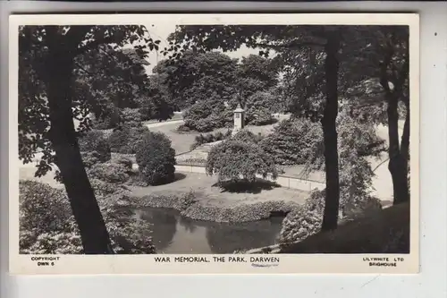 UK - ENGLAND - LANCASHIRE - DARWEN, War Memorial, The Park
