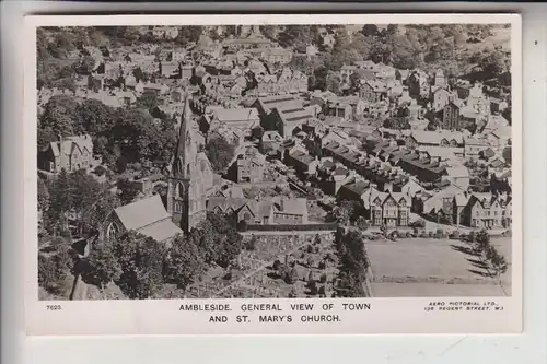 UK - ENGLAND - CUMBRIA - AMBLESIDE, General View from air