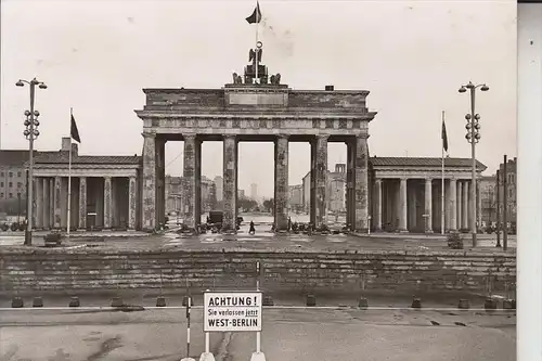 1000 BERLIN, Brandenburger Tor, 196...