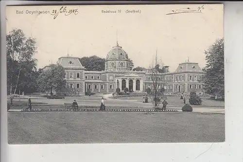 4970 BAD OEYNHAUSEN, Badehaus IV, Soolbad, 1907