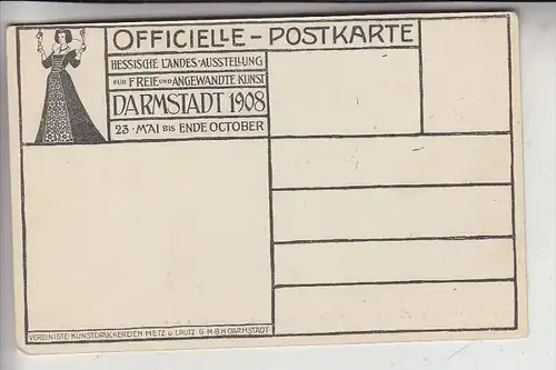 6100 DARMSTADT, Landes-Ausstellung 1908. Architekt Prof. Walbe