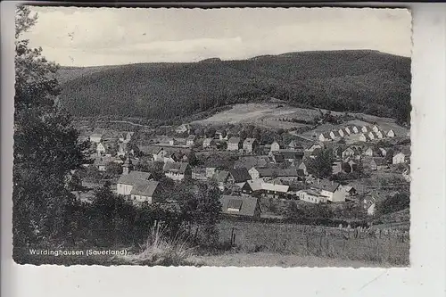 5942 KIRCHHUNDEM - WÜRDINGHAUSEN, Ortsansicht, 1957