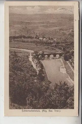 5521 ECHTERNACHERBRÜCK, Grenzbrücke zu Luxemburg, 1932