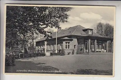 4830 GÜTERSLOH, Kurhaus am Botanischen Garten, rückseitig dünne Stellen