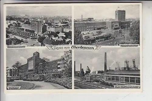 4200 OBERHAUSEN, Mehrbildkarte, 1957