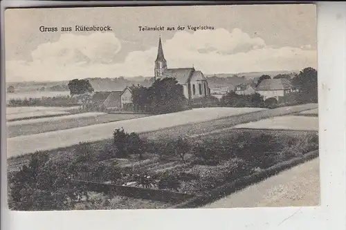 4472 HAREN - RÜTENBROCK, Teilansicht aus der Vogelschau, 1914