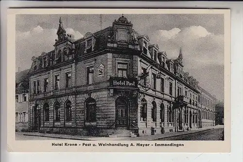 7830 EMMENDINGEN, Hotel Krone - Post & Weinhandlung A.Meyer