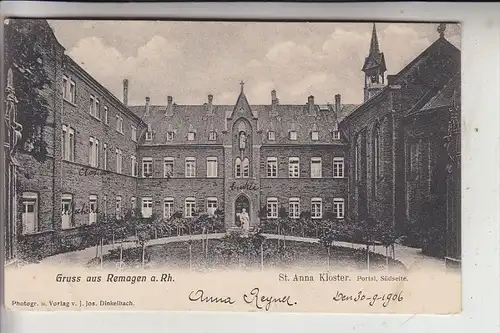 5480 REMAGEN, St. Anna Kloster, 1906