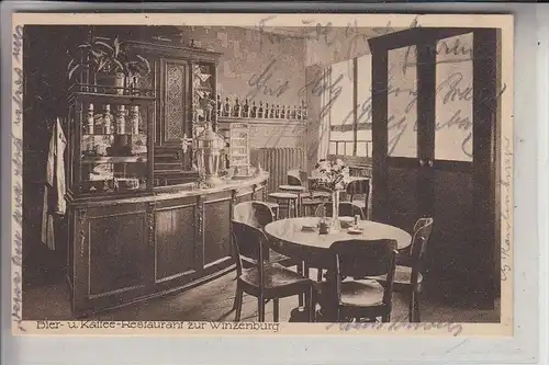 3000 HANNOVER, Bier- und Kaffe - Restaurant "zur Winzenburg", 1934