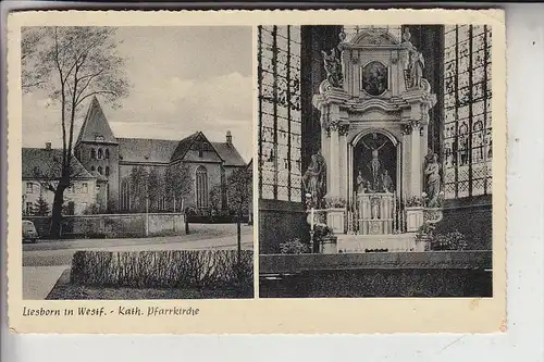 4724 WADERSLOH - LIESBORN, Kath. Pfarrkirche, 1956