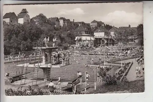 5620 VELBERT, Freibad im Herminghauspark, 1956